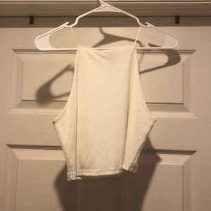 Forever 21 crop high neck tank top